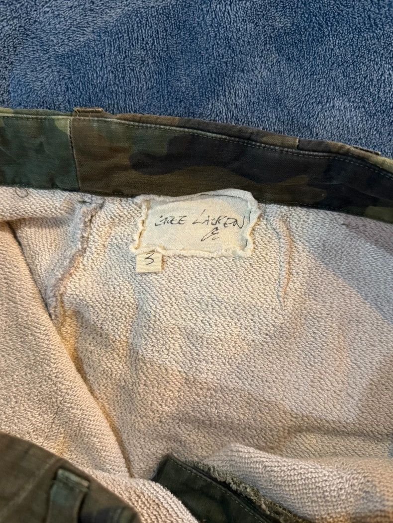 Greg Lauren Greg Lauren size3 Drawstring tied with lanyard, camouflage Size US 44 / EU 60 - 3 Thumbnail