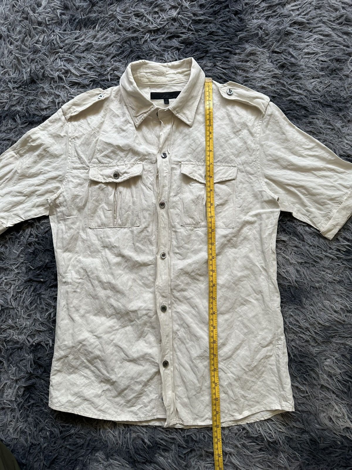 Lithium Archive Lithium Homme Japan wrinkled shirt Size US S / EU 44-46 / 1 - 11 Thumbnail