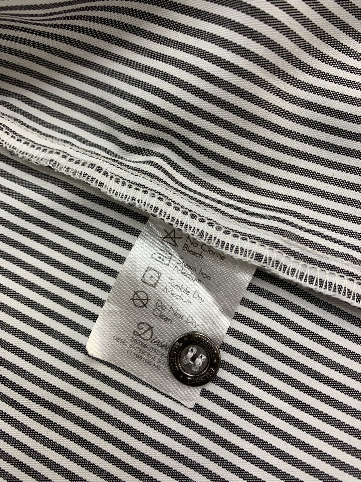 Diesel Diesel Hickory Stripe Selvedge Long Shirt Single Pocket Size L / US 10 / IT 46 - 11 Thumbnail