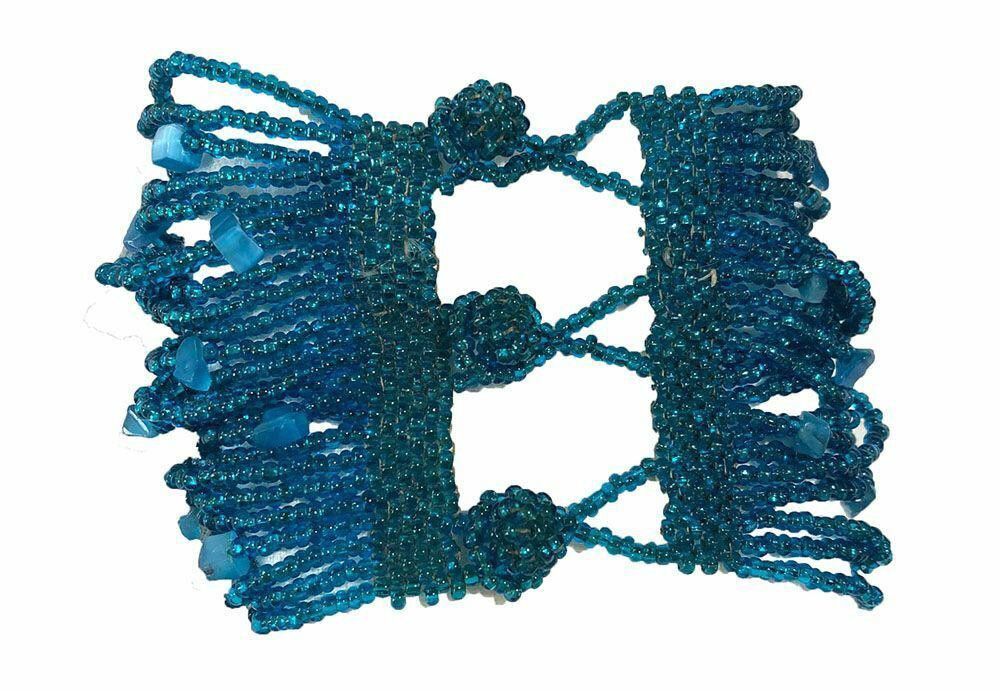 Designer New Blue Glass Bracelet Size ONE SIZE - 2 Thumbnail