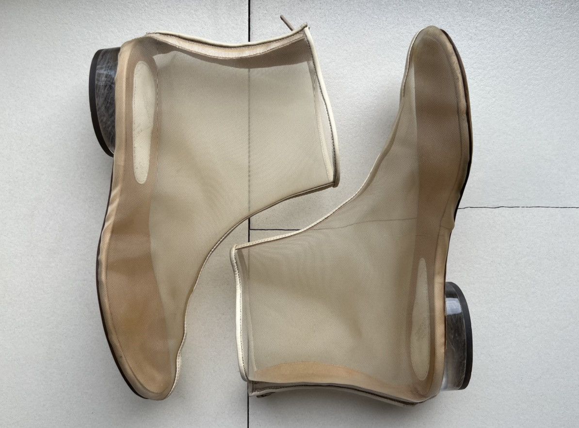 Maison Margiela SS 2012 Nude Transparent Mesh Shoes Size US 8 / IT 38 - 5 Thumbnail