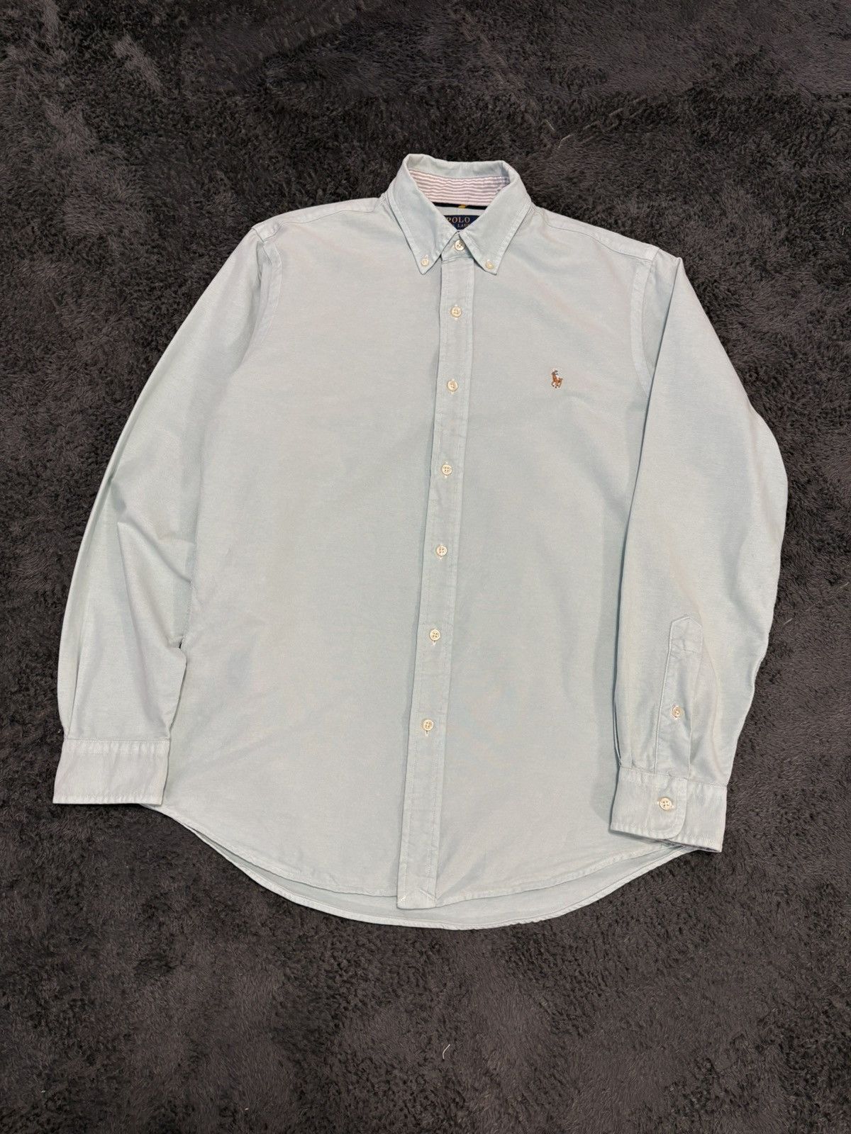 Polo Ralph Lauren Polo Ralph Lauren Basic Mint Green Classic Shirt Size US M / EU 48-50 / 2 - 1 Thumbnail