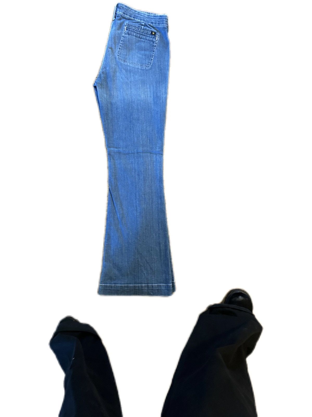 Lucky Brand × Vintage Vintage Lucky Brand Denim Flares Size US 31 - 4 Thumbnail