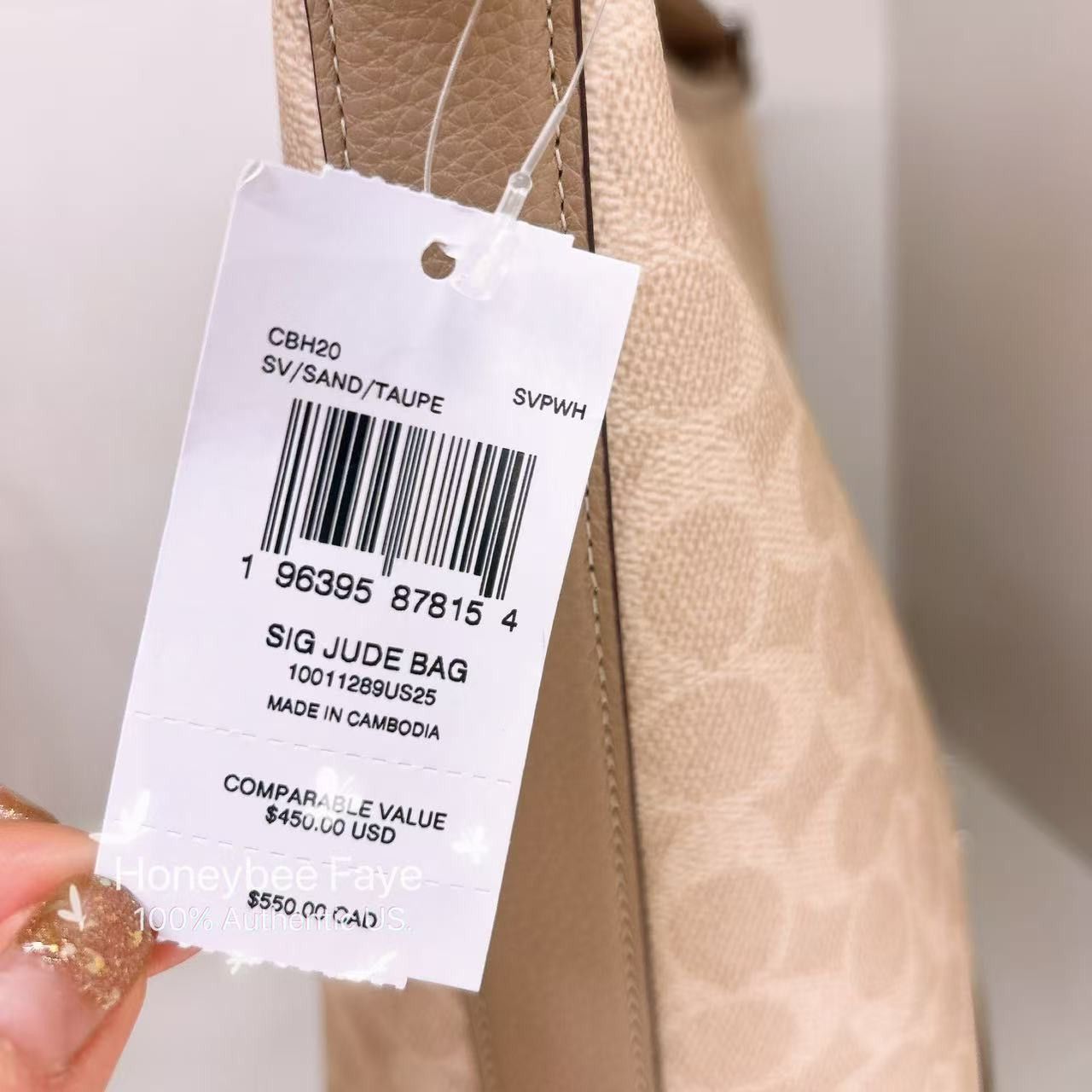 Coach Jude Duffle Bag In Signature Canvas CBH20 Size ONE SIZE - 5 Thumbnail