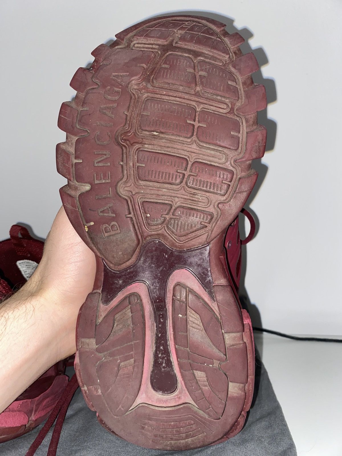Balenciaga balenciaga track 1 dark red Size US 9.5 / EU 42-43 - 9 Thumbnail
