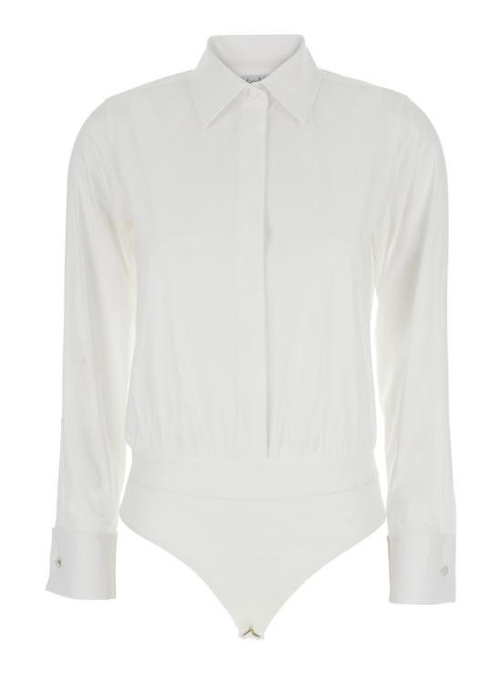 Max Mara MAX MARA Women Shirts 2511111453600001 White Size M / US 6-8 / IT 42-44 - 1 Thumbnail