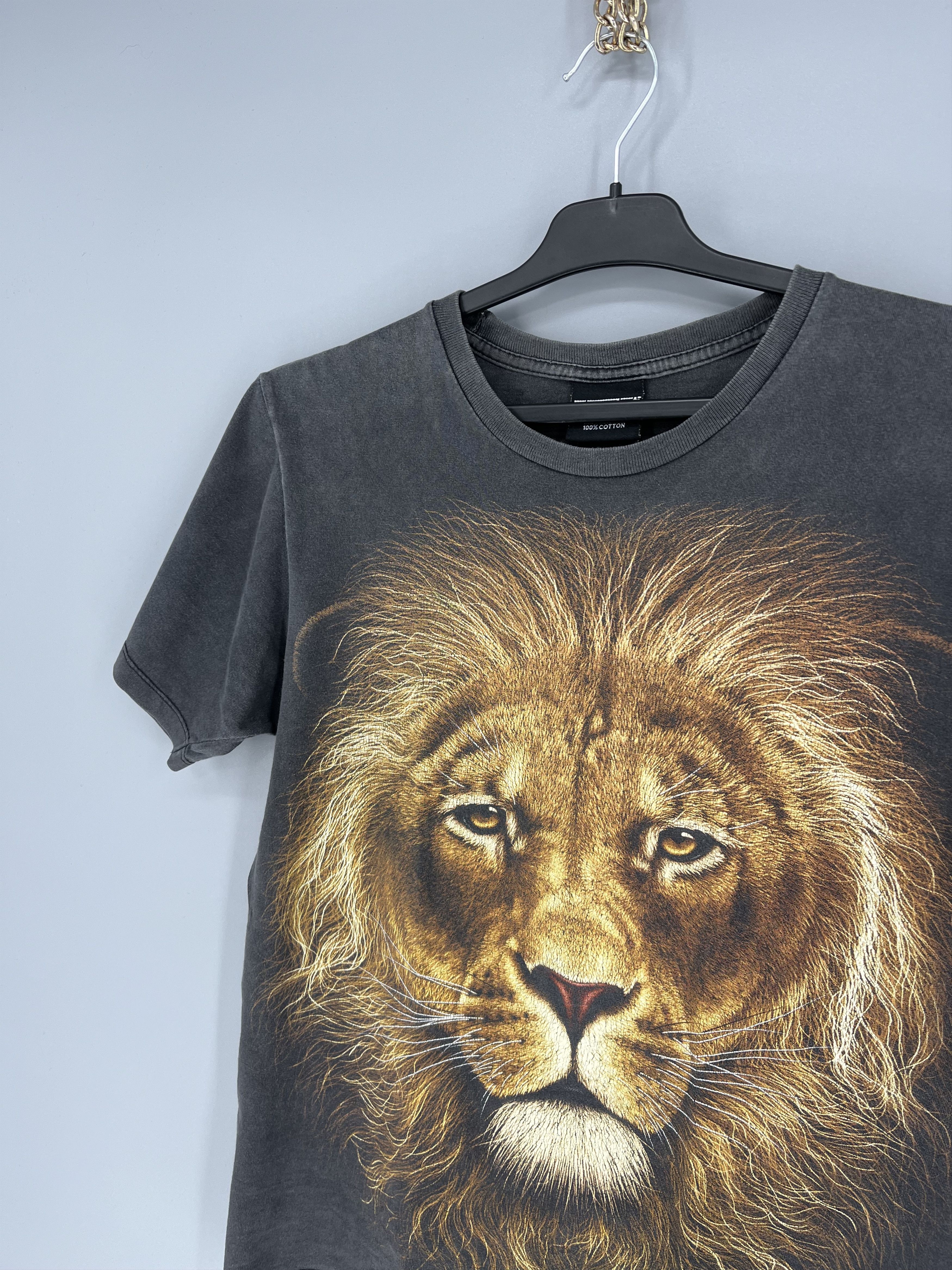 Vintage Vintage Y2K 90s Tiger Face Boxy Graphic Tee Size US S / EU 44-46 / 1 - 7 Thumbnail