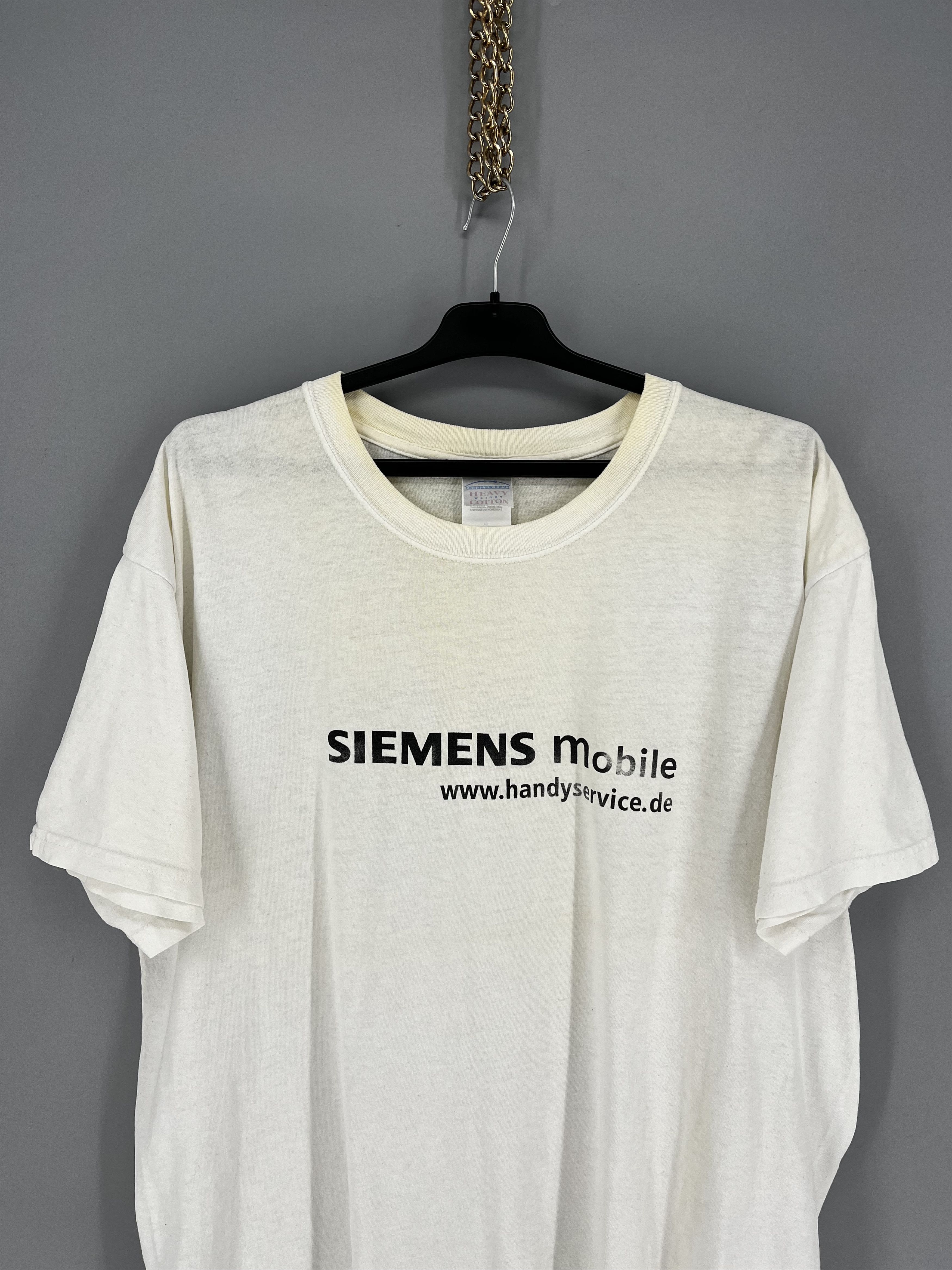 Motorola Siemens Mobile vintage T-shirt Size:XL Size US L / EU 52-54 / 3 - 6 Thumbnail