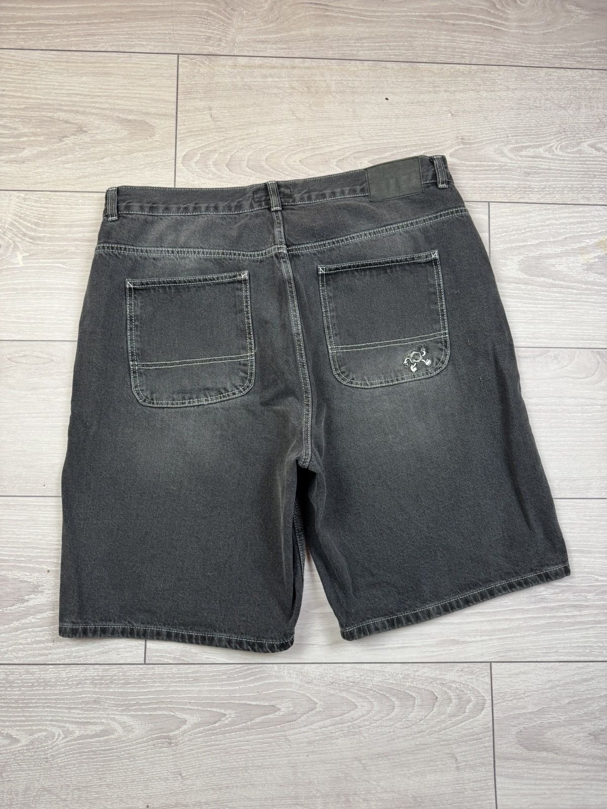Japanese Brand × Vintage Route One Baggy Washed Denim Shorts 38 sz Size US 38 / EU 54 - 1 Thumbnail