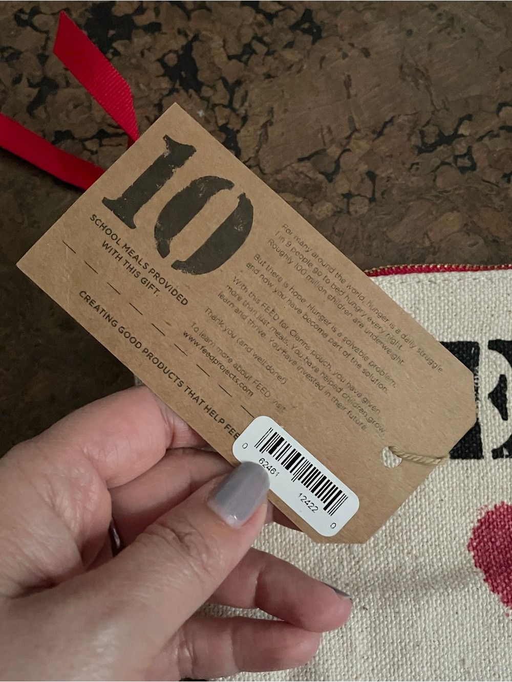 Other FEED x Clarins Canvas Makeup Bag - New with Tags! Size ONE SIZE - 5 Thumbnail