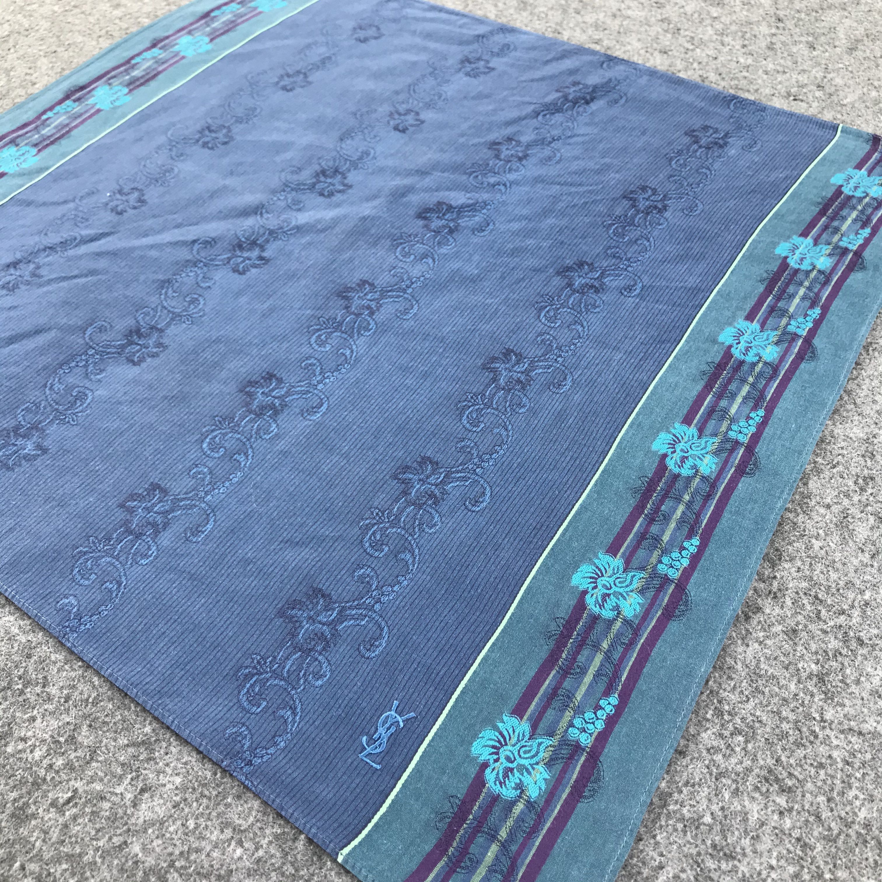 Yves Saint Laurent Yves Saint Laurent Handkerchief Neckerchief Bandana H343 Size ONE SIZE - 5 Thumbnail
