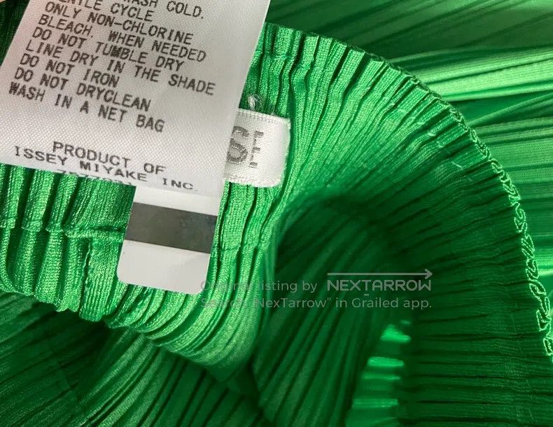 Issey Miyake Issey Miyake size:3 Green Trousers Size 22" - 4 Thumbnail