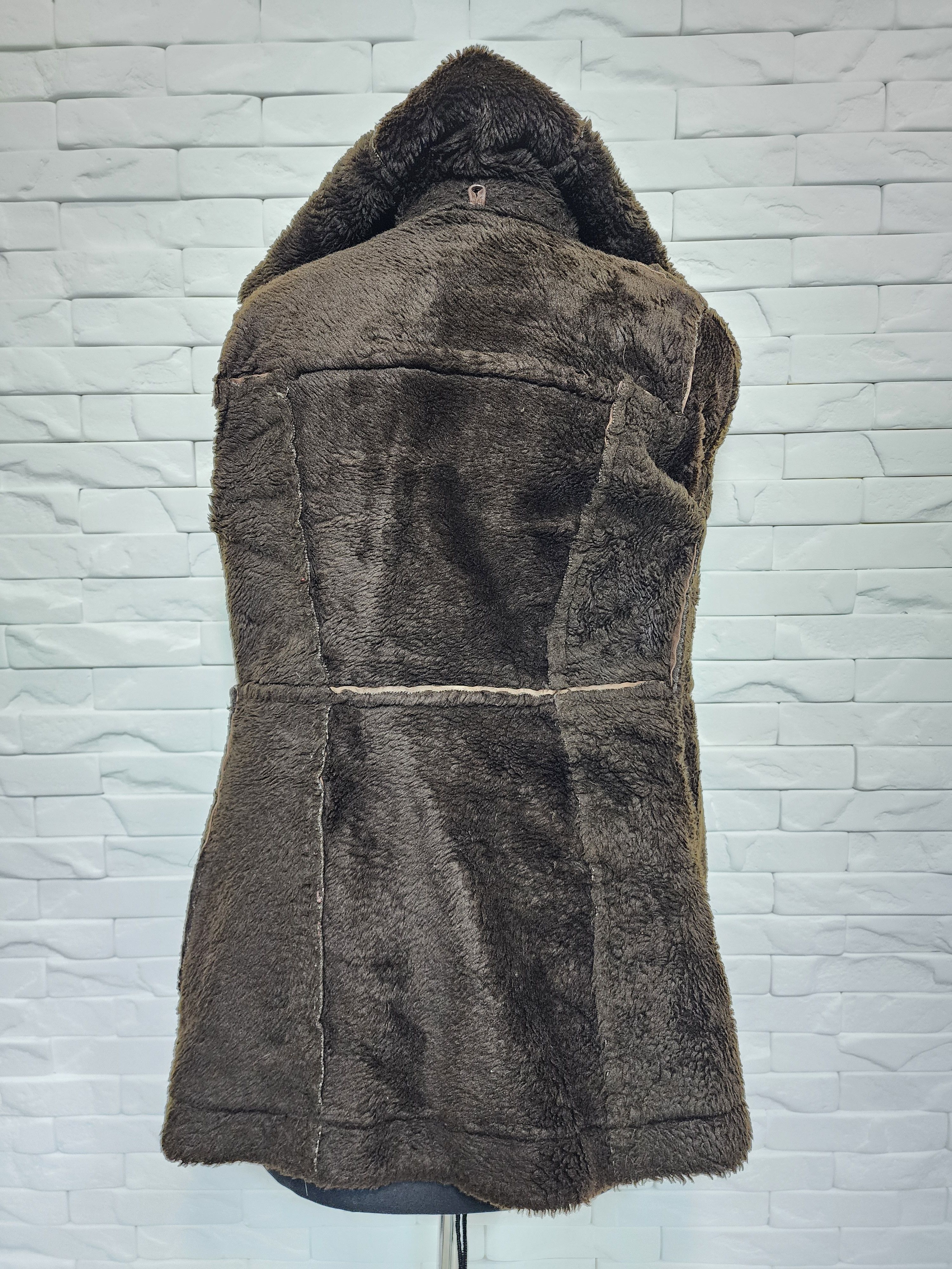 Genuine Leather Brown Suede Leather Jacket: Classic Hooded Design Size S / US 4 / IT 40 - 7 Thumbnail