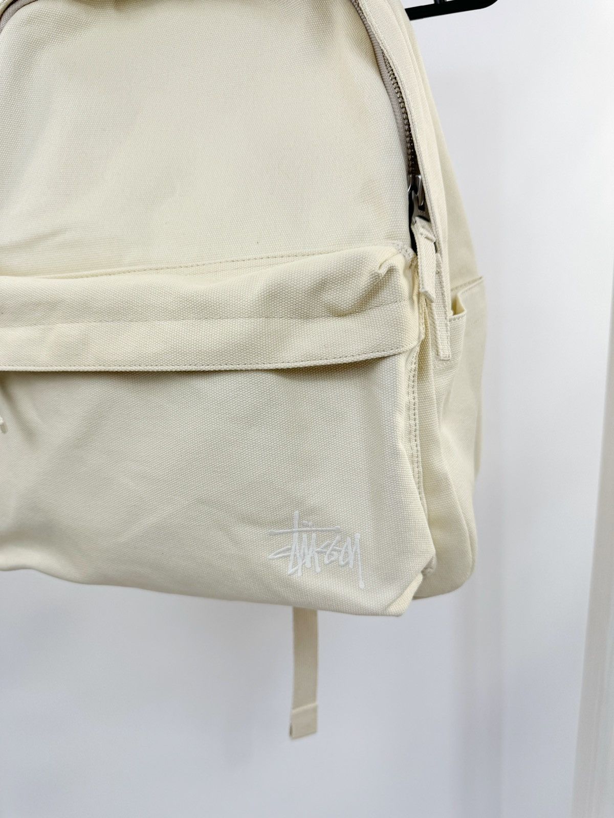Hypebeast × Stussy Stussy Canvas backpack Natural Size ONE SIZE - 7 Thumbnail