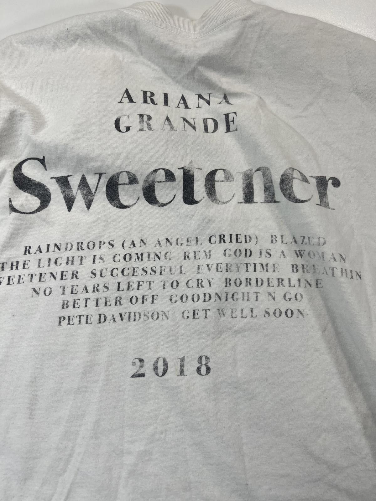 Other Ariana Grande Sweetener Album Cover White T-Shirt Large Size L / US 10 / IT 46 - 8 Thumbnail