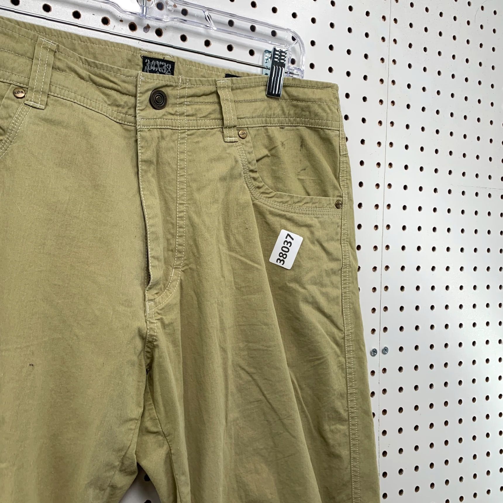 Vintage Kuhl Hiking Pants Mens Size 34x32 Tan Outdoor Straight Leg Vintage Patina Dye Size US 34 / EU 50 - 5 Thumbnail
