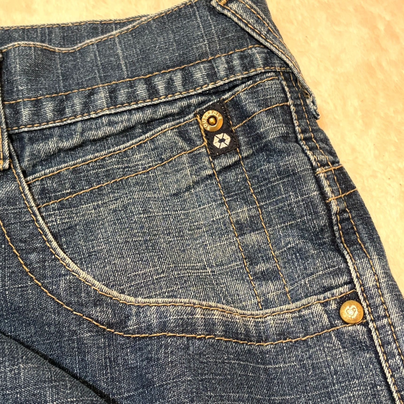 Southpole VINTAGE SouthPole Jeans Mens 34x30.5 Blue Embroidered Baggy Hip-Hop Y2k 90s Wide-Leg Relaxed Denim 5-Pocket Mens Size US 34 / EU 50 - 7 Thumbnail