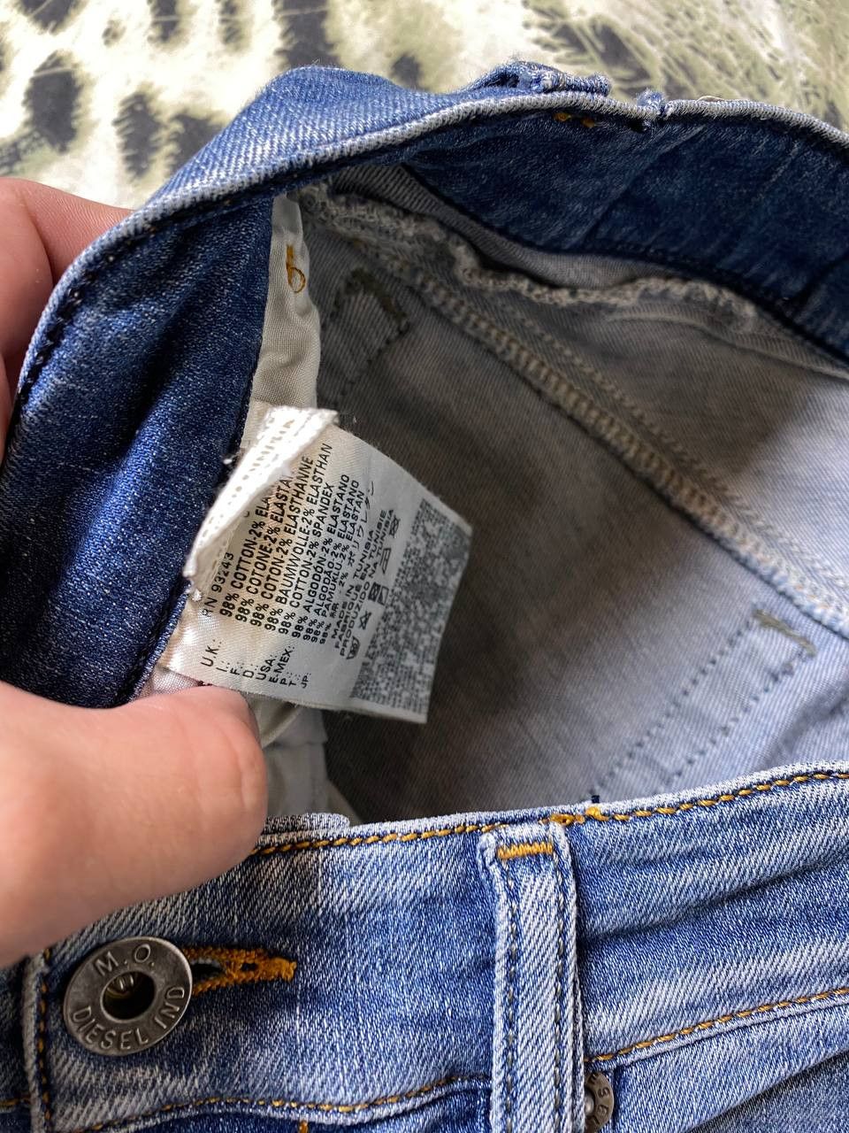 Diesel × Vintage Vintage Diesel Denim Jeans Skinny Fit Logo Size 26" / US 2 / IT 38 - 4 Thumbnail