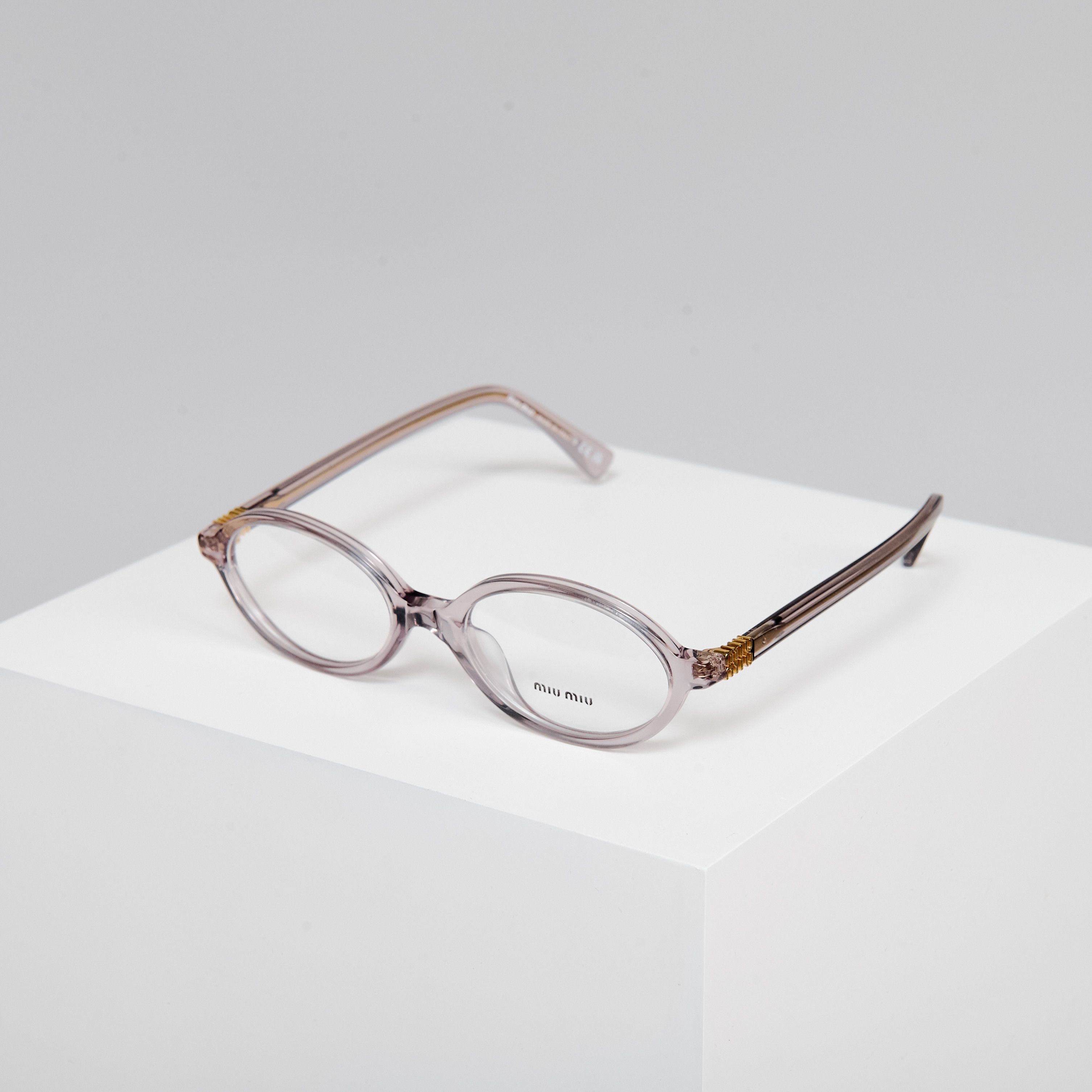 Miu Miu NEW Miu Miu MU01XV 12W1O1 Oval Size ONE SIZE - 1 Thumbnail