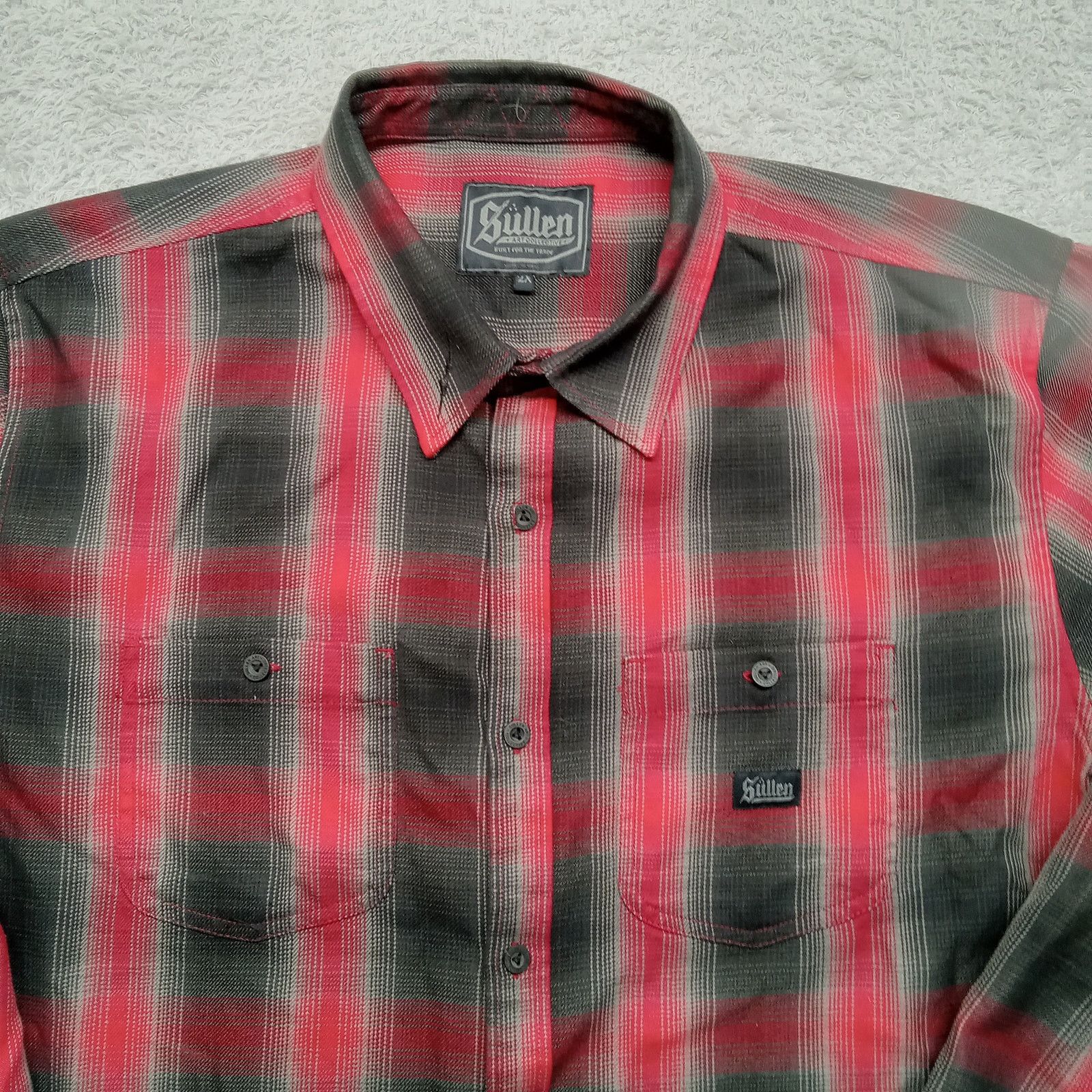 & Other Stories Sullen Flannel Shirt 2XL Art Collective Long Sleeve Plaid Size US XXL / EU 58 / 5 - 3 Thumbnail