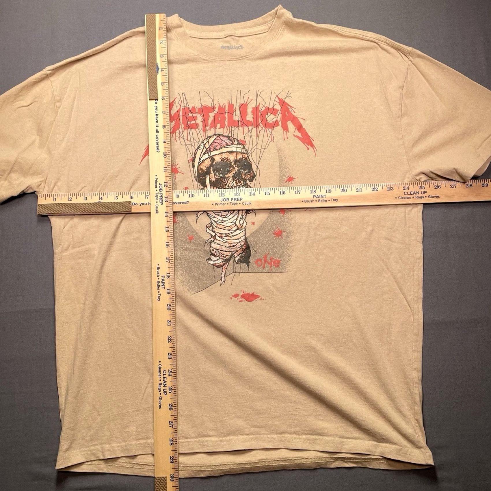 Vintage METALLICA Shirt Large Mens 2022 Pushead Art Dog Tags Oversized Fit 90s Size US L / EU 52-54 / 3 - 5 Thumbnail
