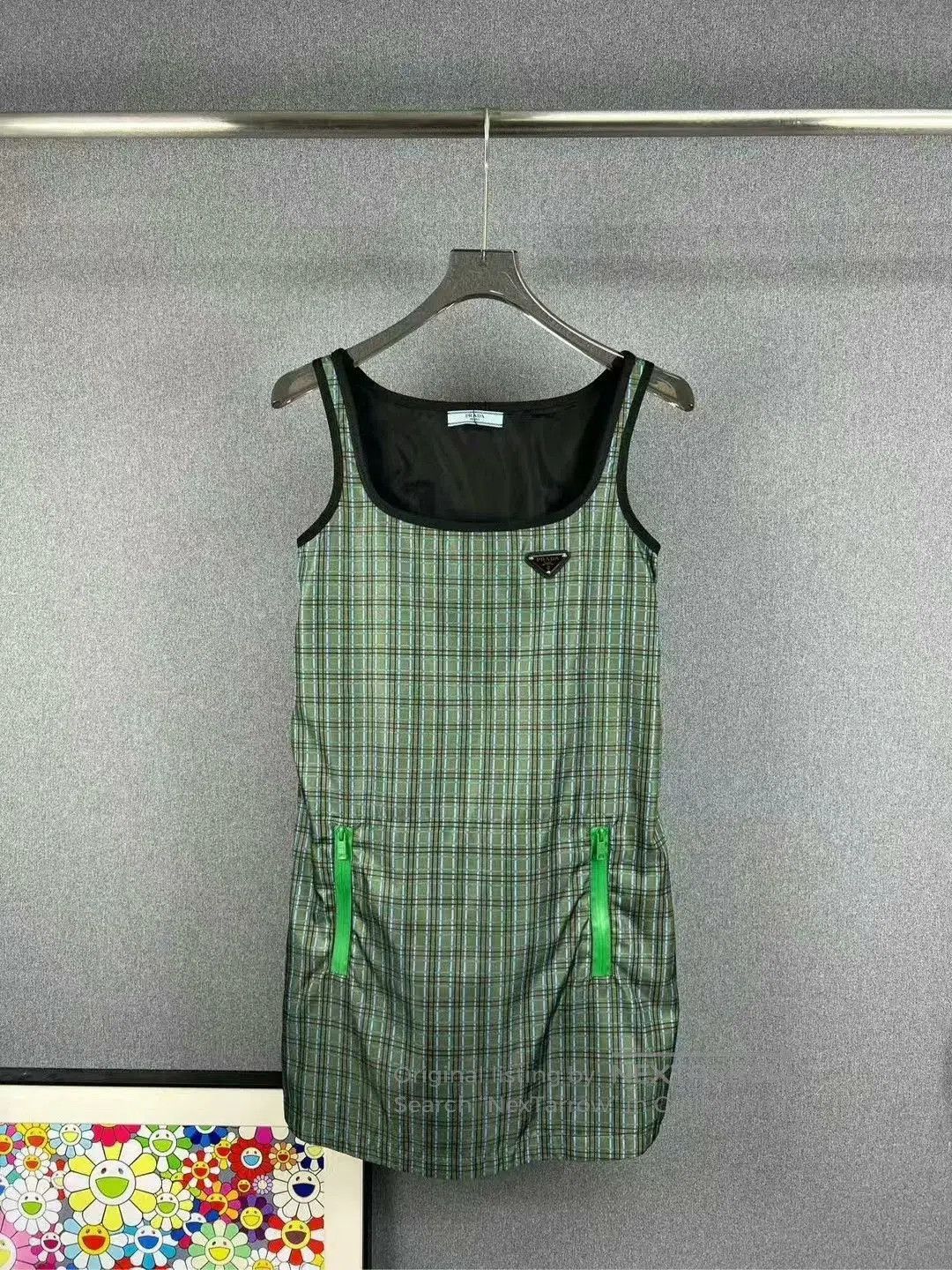 Prada prada nylon spaghetti strap dress. Size S / US 4 / IT 40 - 1 Thumbnail