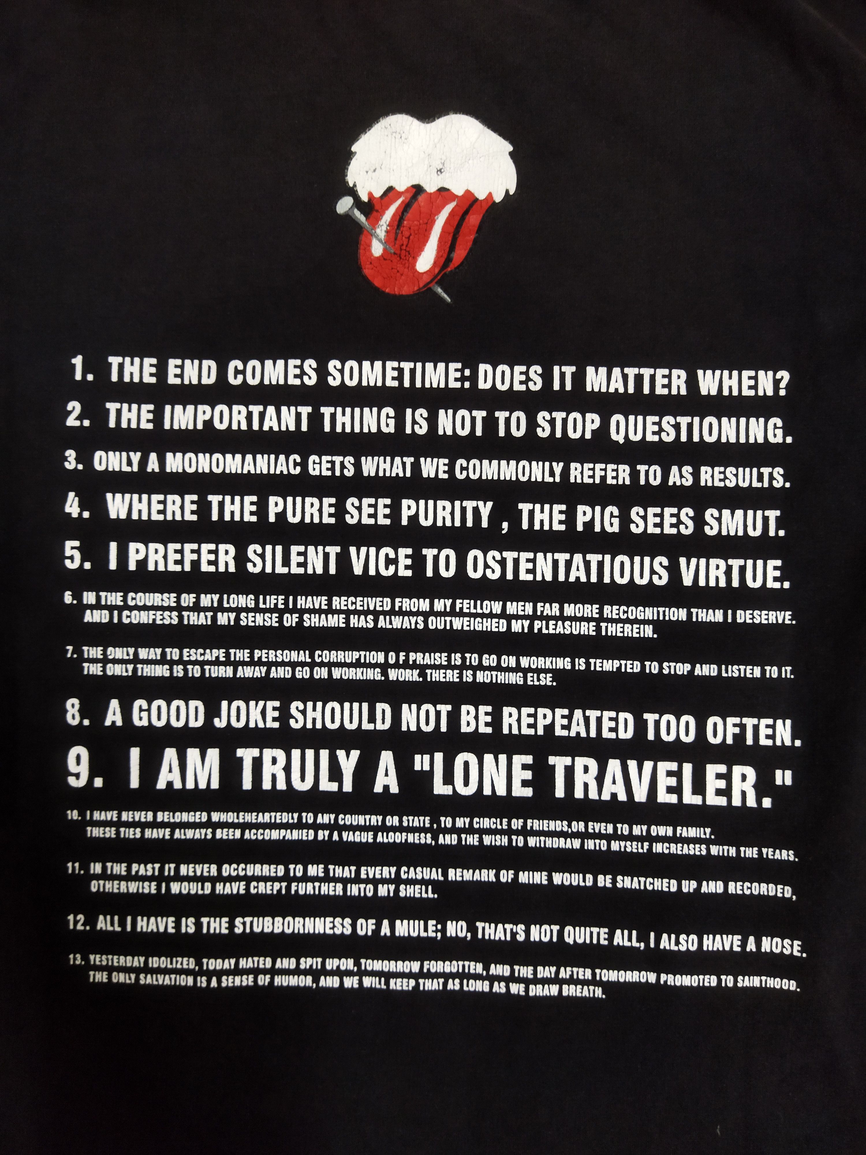 Number (N)ine Number Nine Rolling Stones Tee Size US L / EU 52-54 / 3 - 4 Thumbnail