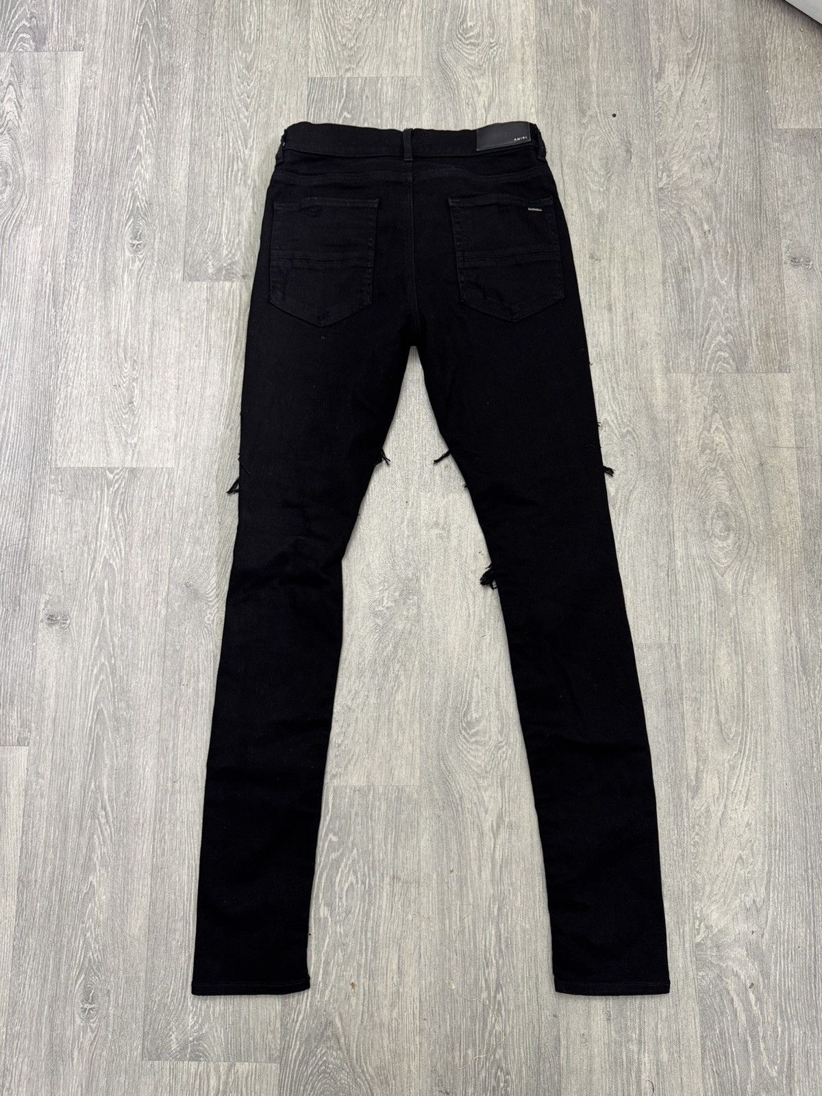 Amiri Amiri Black Bandana Thrasher Jeans Size US 31 - 2 Thumbnail