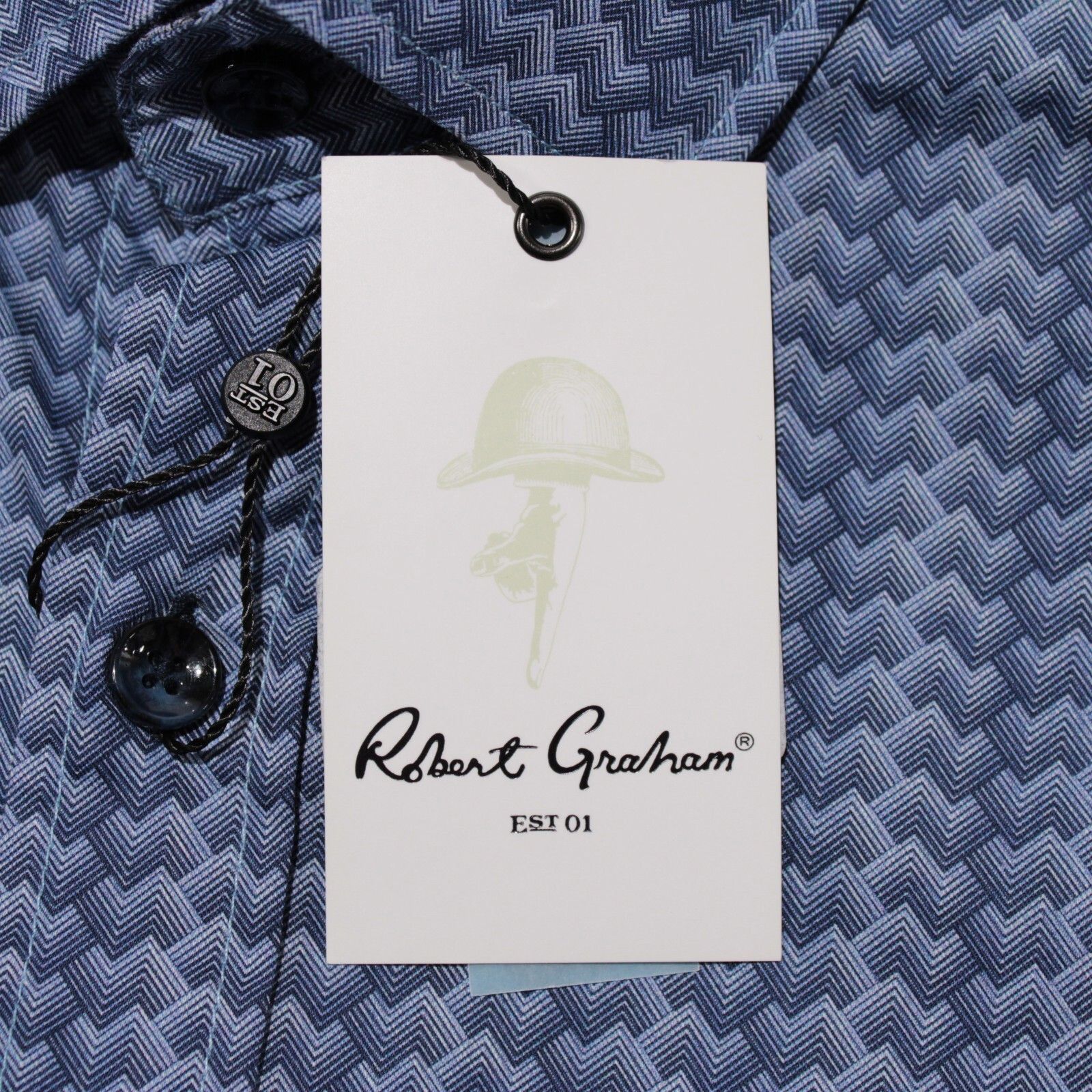 Robert Graham Robert Graham New with tags Shirt Size S US In Blue Size US S / EU 44-46 / 1 - 2 Thumbnail