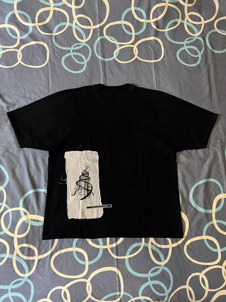 Rick Owens Rick Owens Cloth slogan short sleeve 2501-Nextarrow Size US S / EU 44-46 / 1 - 1 Thumbnail