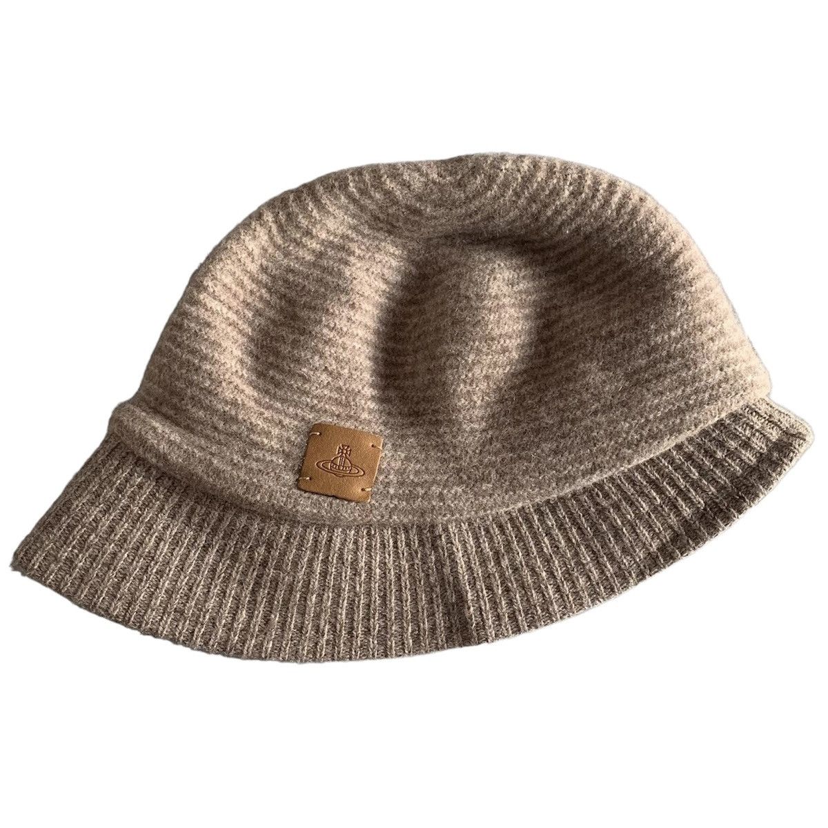 image of Vintage 90's Vivienne Westwood Hat in Beige, Women's