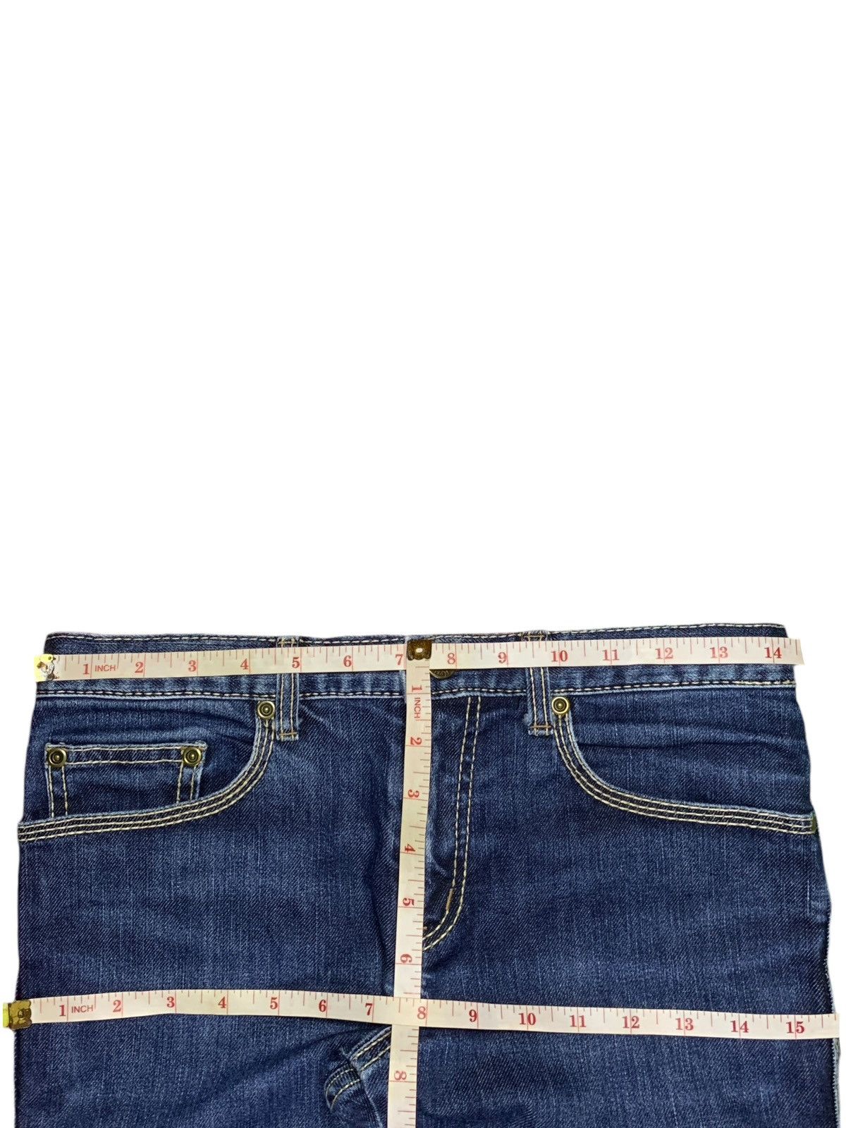 Hysteric Glamour Vintage Japanese Hysteric Glamour Blue Wash Slim Fit Jeans Size 29" - 12 Thumbnail