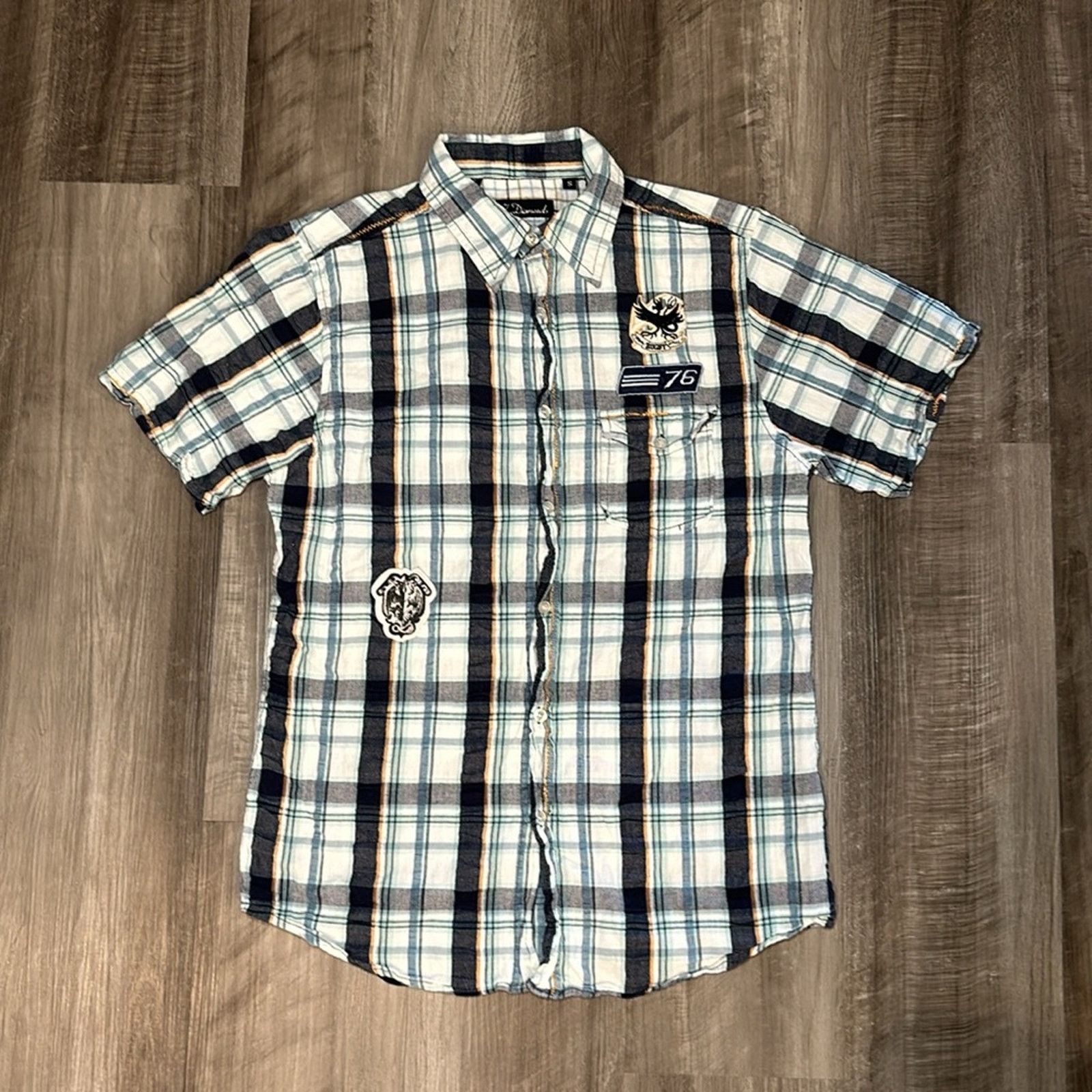 7Diamonds 7 Diamonds Rugby 76 Short Sleeve Button Down - Small Size US S / EU 44-46 / 1 - 2 Thumbnail