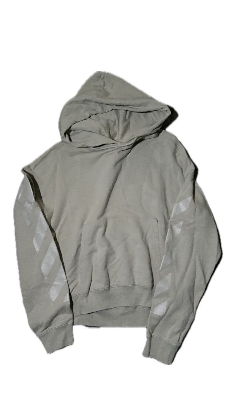 Off-White OFF-WHITE Tan Hoodie Size US L / EU 52-54 / 3 - 1 Thumbnail