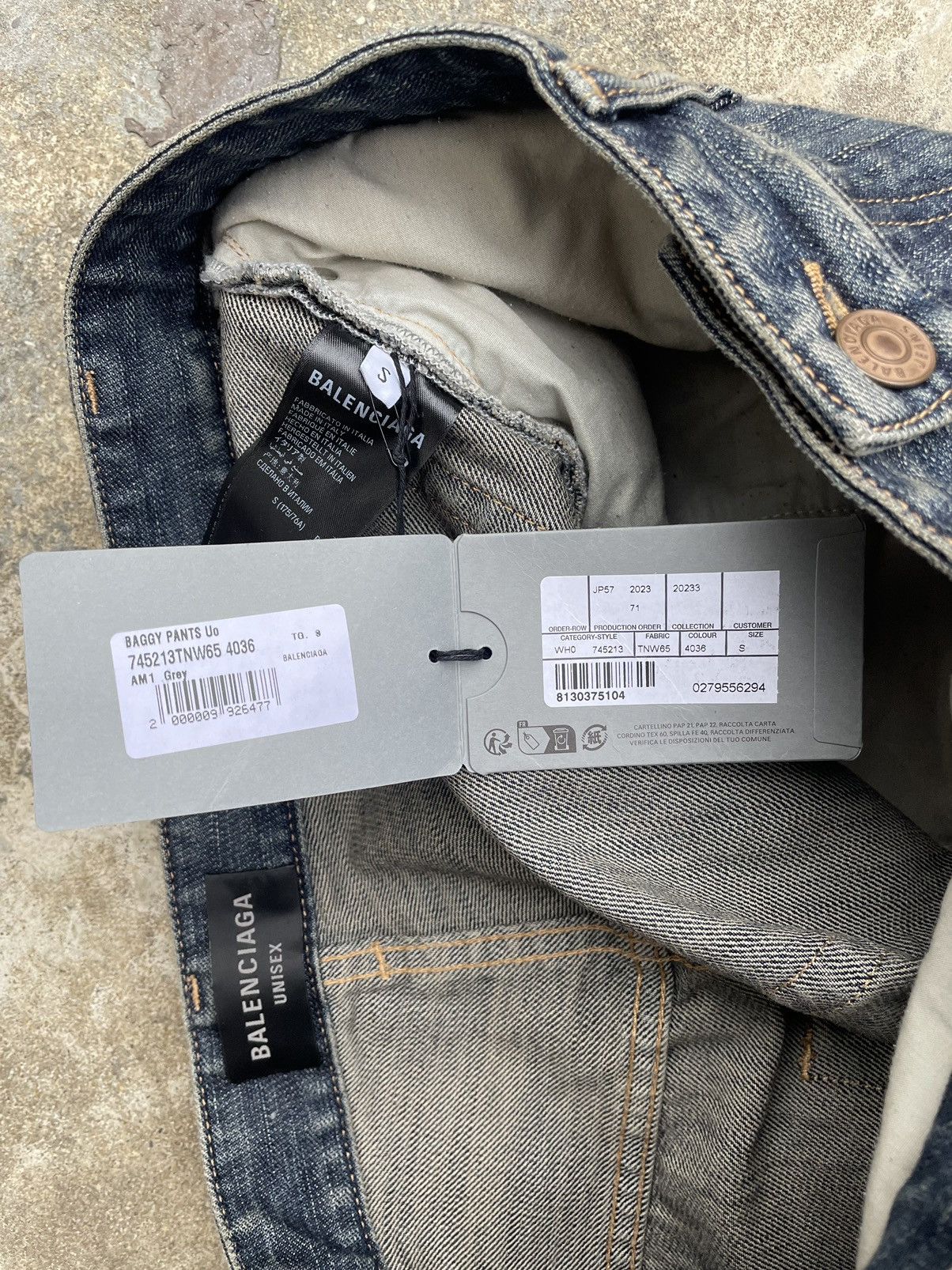 Balenciaga SS23 Baggy Wide Leg Denim Size US 32 / EU 48 - 10 Thumbnail