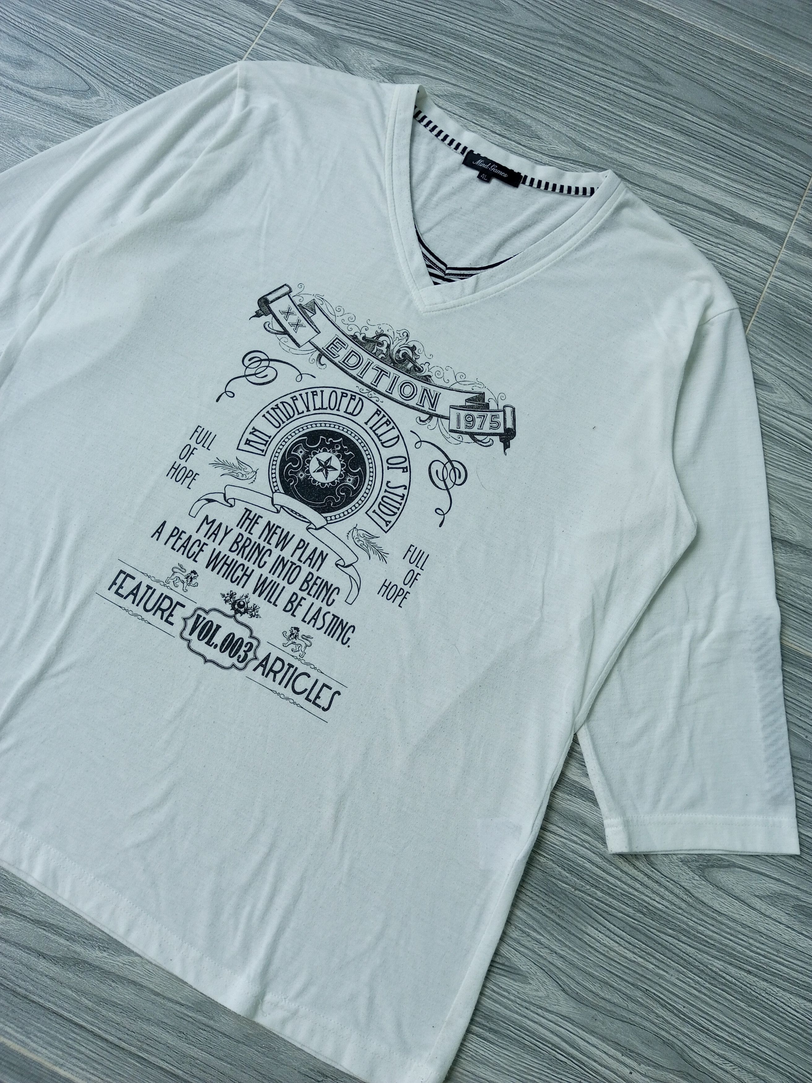 Japanese Brand Mind Games Gothic Poem Long Sleeve Japanese T Shirt Size US XXL / EU 58 / 5 - 2 Thumbnail