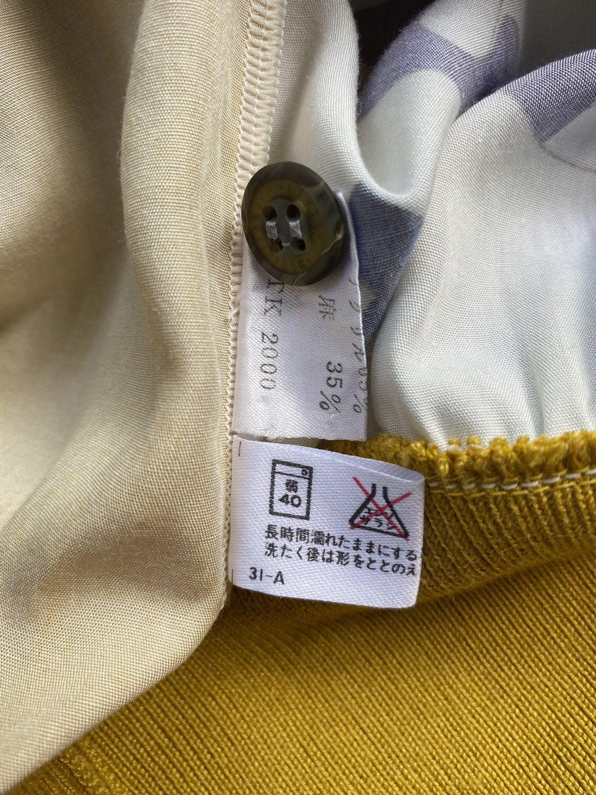 Designer Modigliani vintage printed polo blouse Size L / US 10 / IT 46 - 13 Thumbnail
