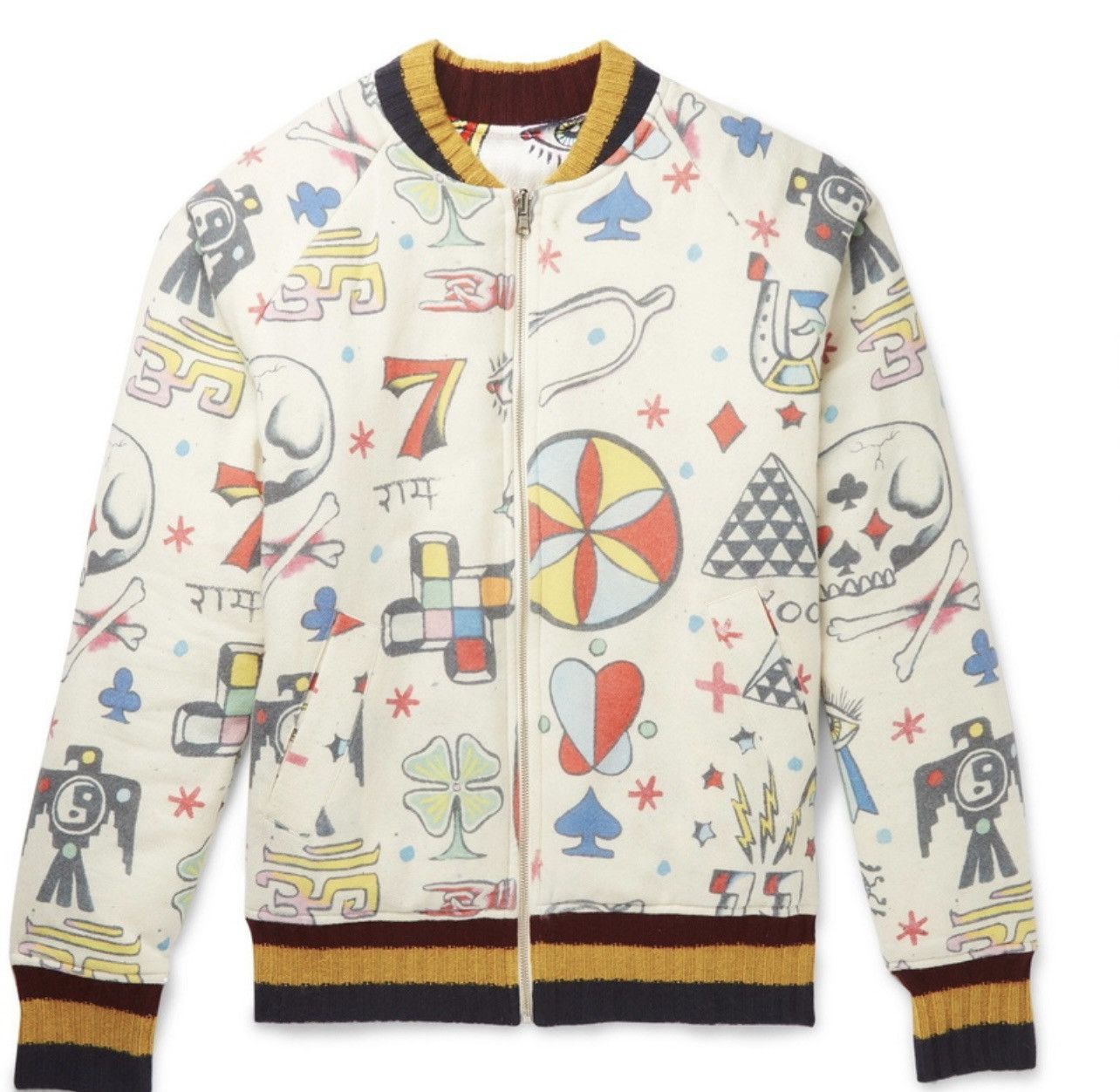 The Elder Statesman The Elder Statesman Reversible Cashmere Bomber Rare Size US L / EU 52-54 / 3 - 1 Thumbnail