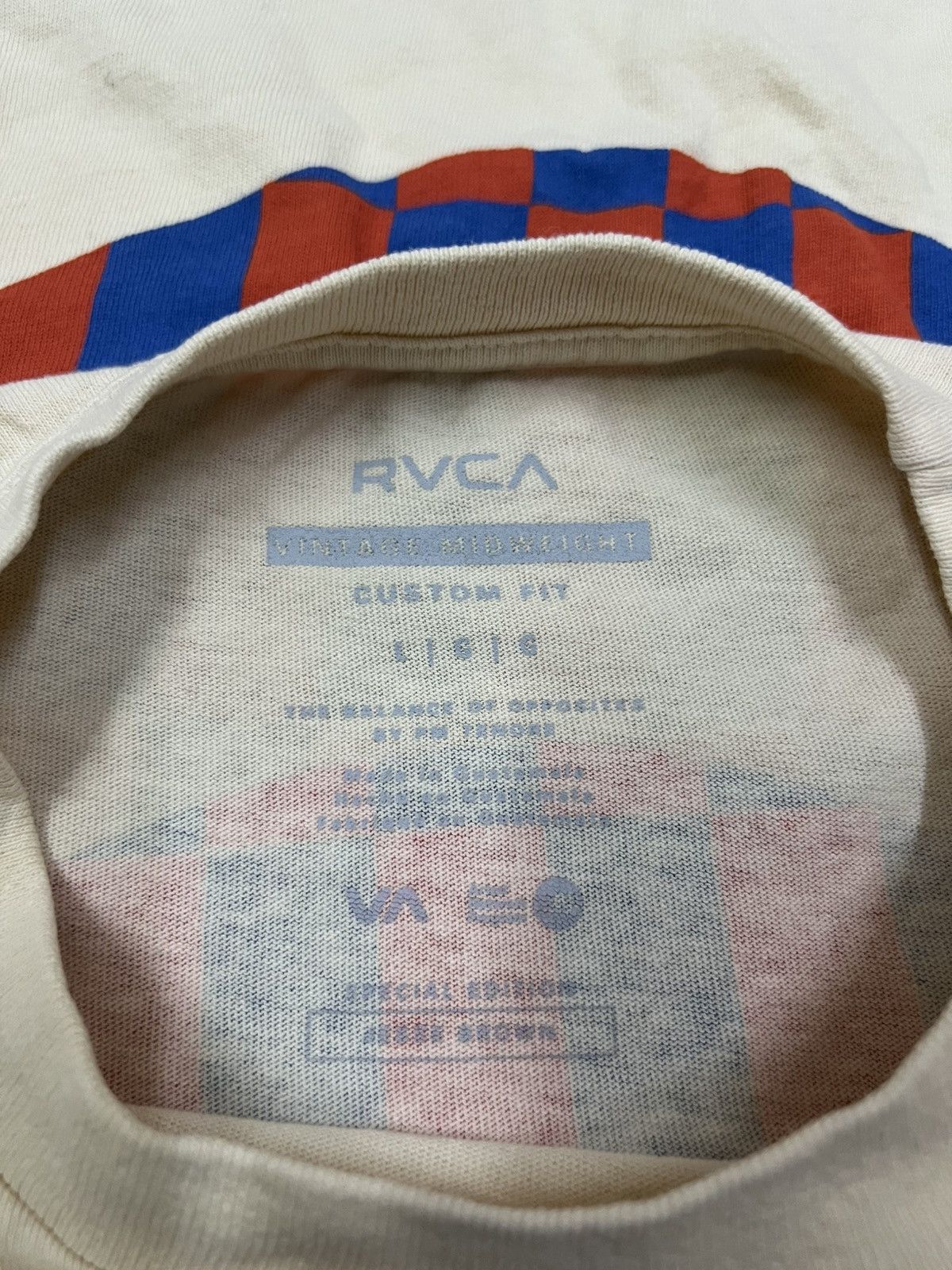 RVCA Rvca Logo Rvoa Jesse Brown T-shirt Size US L / EU 52-54 / 3 - 6 Thumbnail