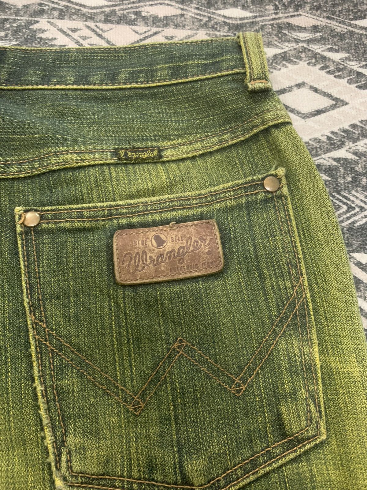 Wrangler 90s WRANGLER WESTERN FLARE PANT RARE COLOUR Size 27" / US 4 / IT 40 - 14 Thumbnail