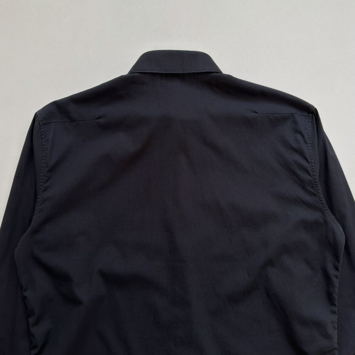 Dior Hedi Slimane Era Black Cotton Shirt Size US M / EU 48-50 / 2 - 10 Thumbnail