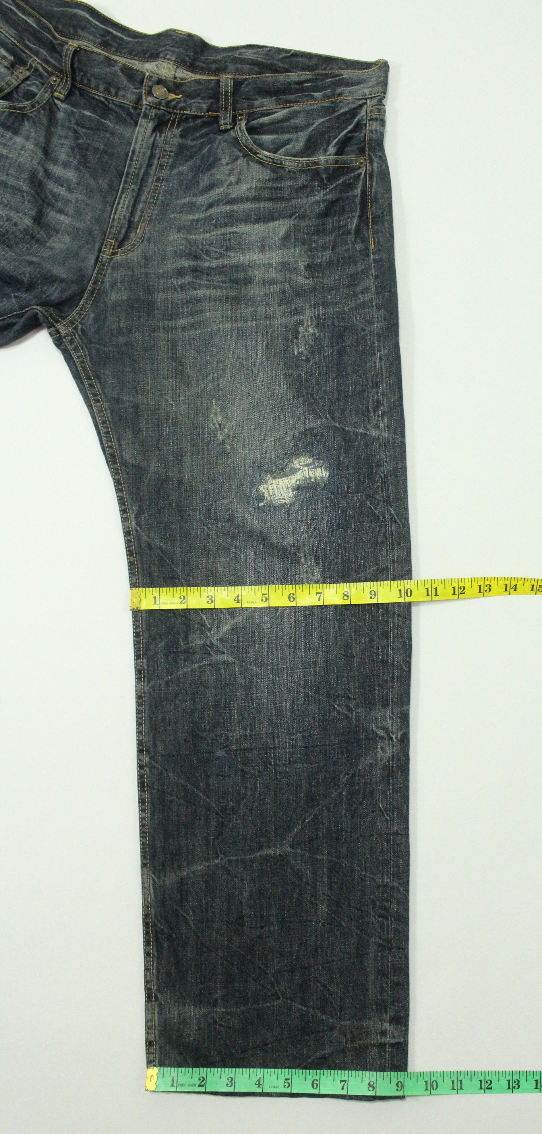 Christian Audigier × Ed Hardy × Von Dutch Embroidered Skull ORIRIN Distressed Denim Size US 36 / EU 52 - 23 Thumbnail