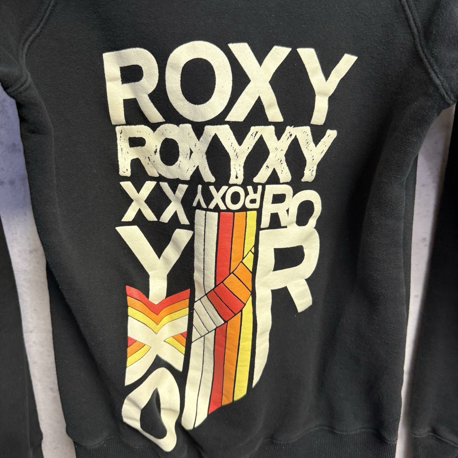 Vintage Roxy Hoodie Sweatshirt Womens Medium Full Zip Surf Y2K Retro Size M / US 6-8 / IT 42-44 - 7 Thumbnail