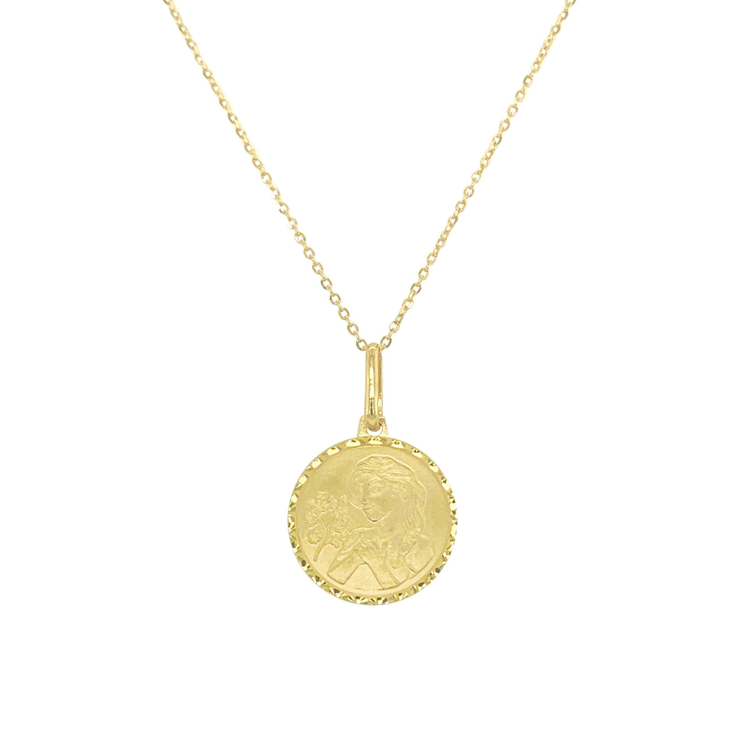 image of Tiffany Co Zodiac "virgo" Necklace In 14K Yellow Gold, Women's