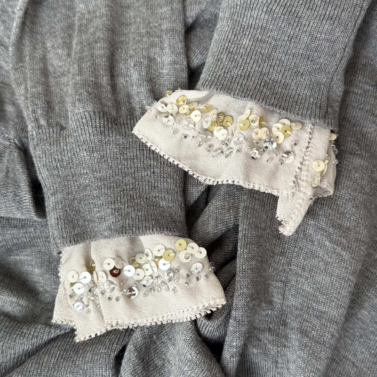 Japanese Brand Three Hundred Thirty Days sleeve detail cardigan Size S / US 4 / IT 40 - 3 Thumbnail
