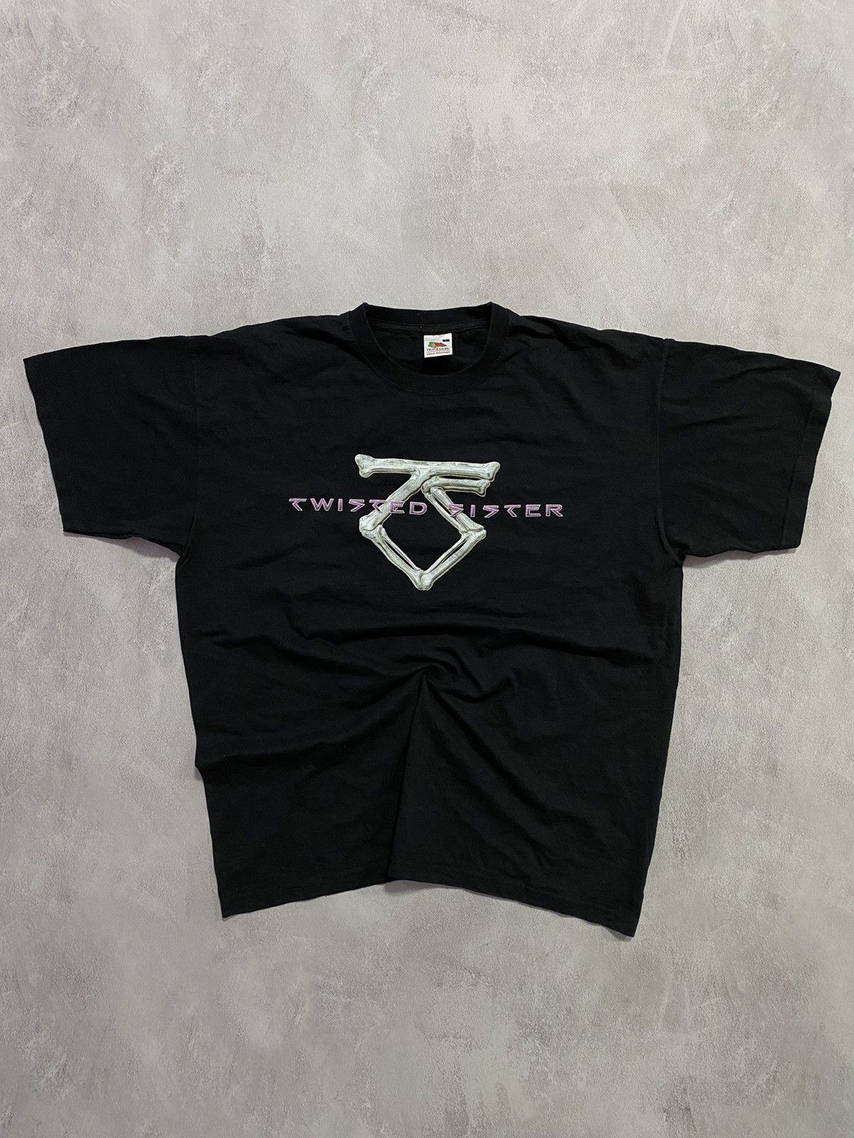 Band Tees × Vintage Vintage T-Shirt Twisted Sisters Heavy Metal Band Tee Gildan Size US L / EU 52-54 / 3 - 1 Thumbnail