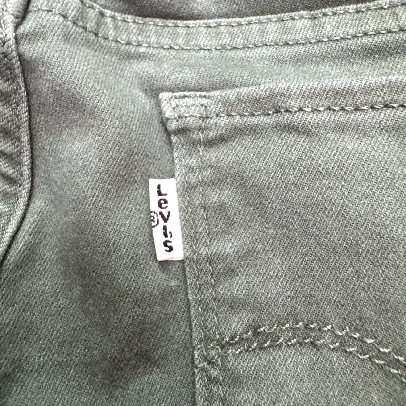 Levi's Levi's 710 Super Skinny Denim Jeans Women Green Mid Rise 30x29 Slim Stretch Cotton Blend 5-Pocket Logo Denim Pants Size 30" / US 8 / IT 44 - 6 Thumbnail