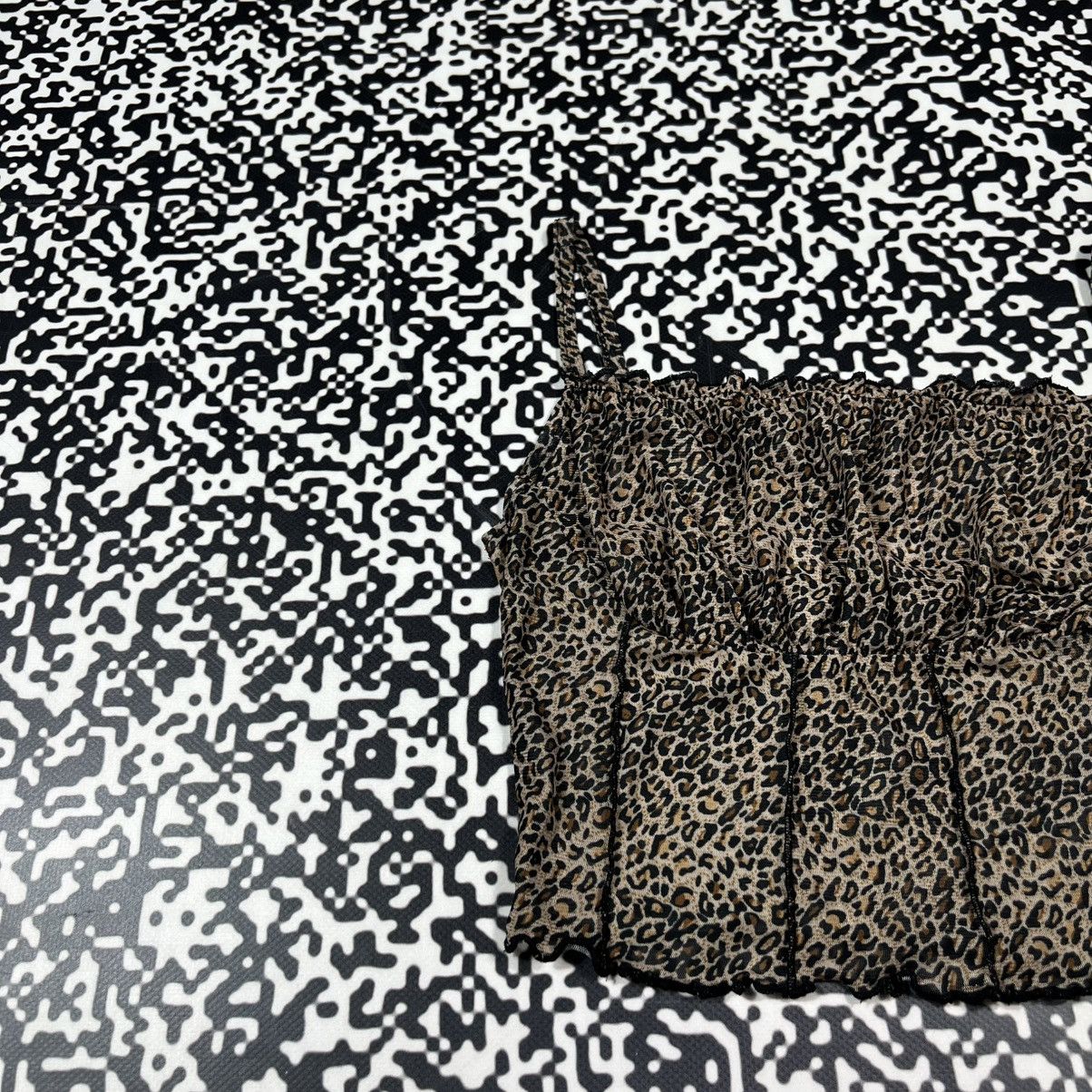 Vintage Vintage Y2K Leopard Sexy Retro Tank Top Sleeveless Size S / US 4 / IT 40 - 4 Thumbnail