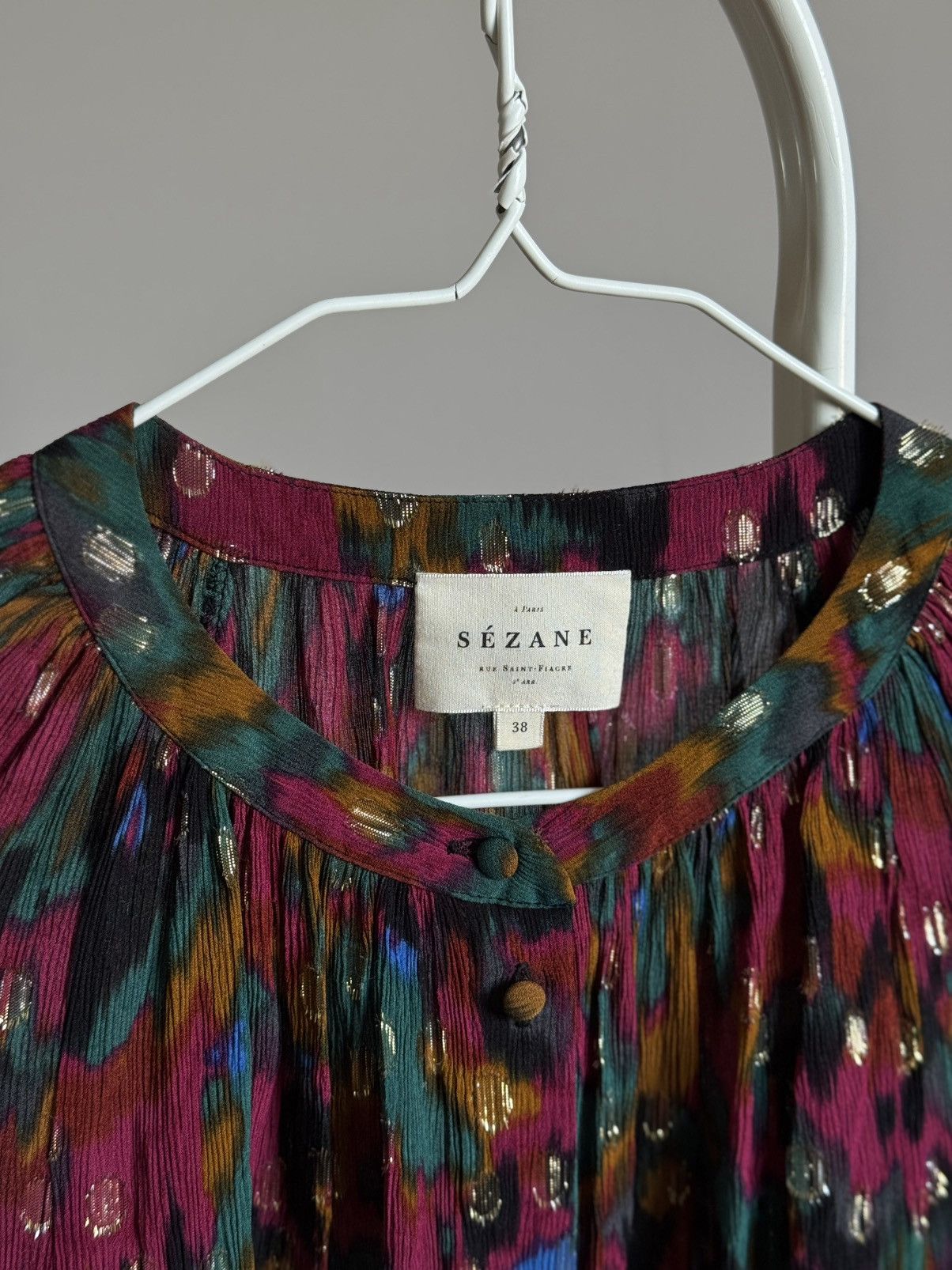 Sezane Sézane Blouse Multicolour Size 38 Size S / US 4 / IT 40 - 3 Thumbnail