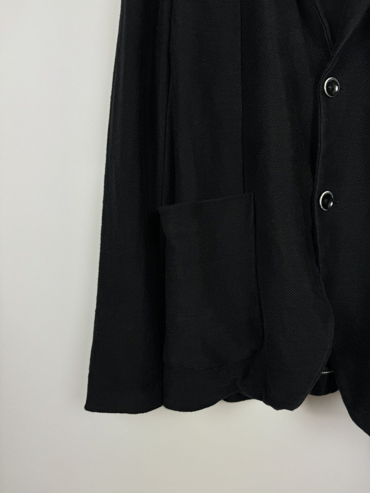 Circolo 1901 Circolo 1901 Cotton/Linen Black Blazer Jacket Size 52 Size 52R - 4 Thumbnail